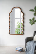 Miroir arqué pleine longueur