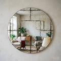 Grand miroir rond